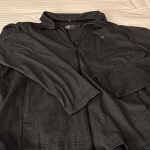 MEC Men's Charcoal Zip-Up Jersey Jacket